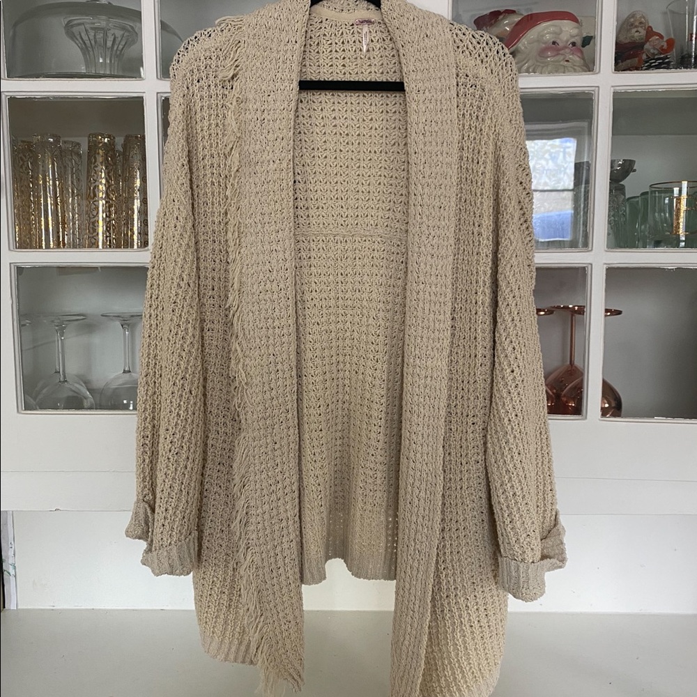 Free People Waffle Knit Sweater